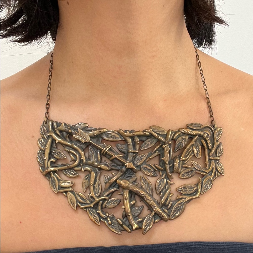Pamela Love bronze statement necklace - Picture 2 of 6